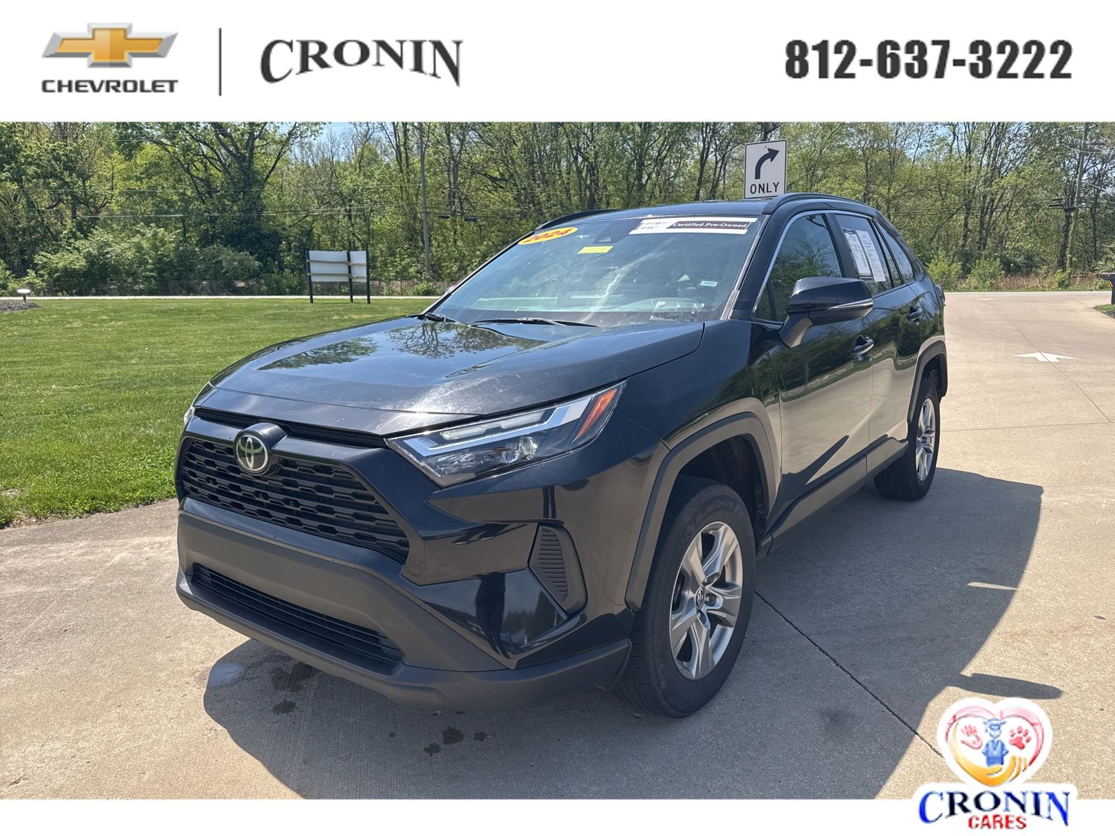 Black 2024 Toyota RAV4 SUV / Crossover Front-Wheel Drive 8-Speed Automatic