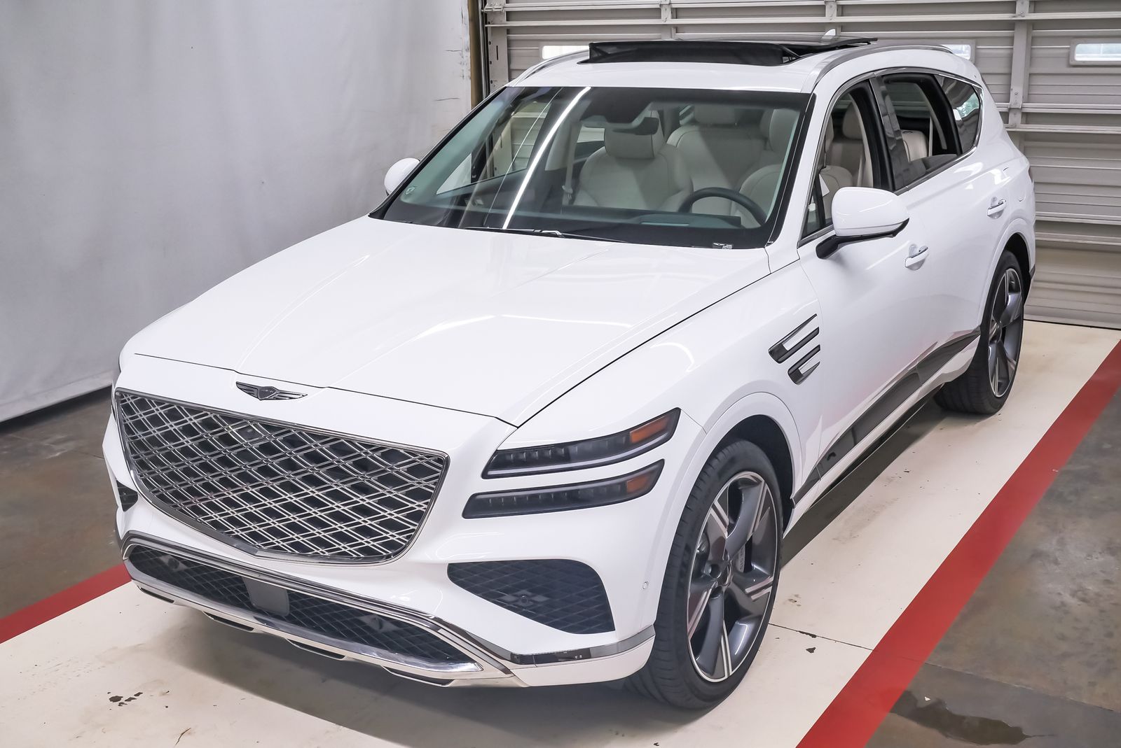 2026 Genesis GV80 2.5T Prestige White at Genesis of Spring