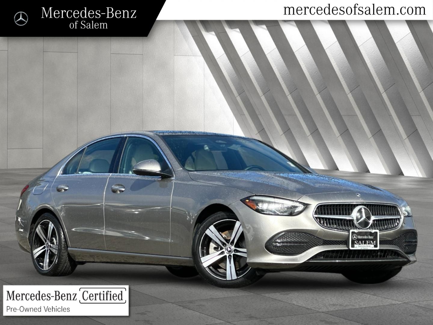 used 2023 Mercedes-Benz C-Class car, priced at $33,998