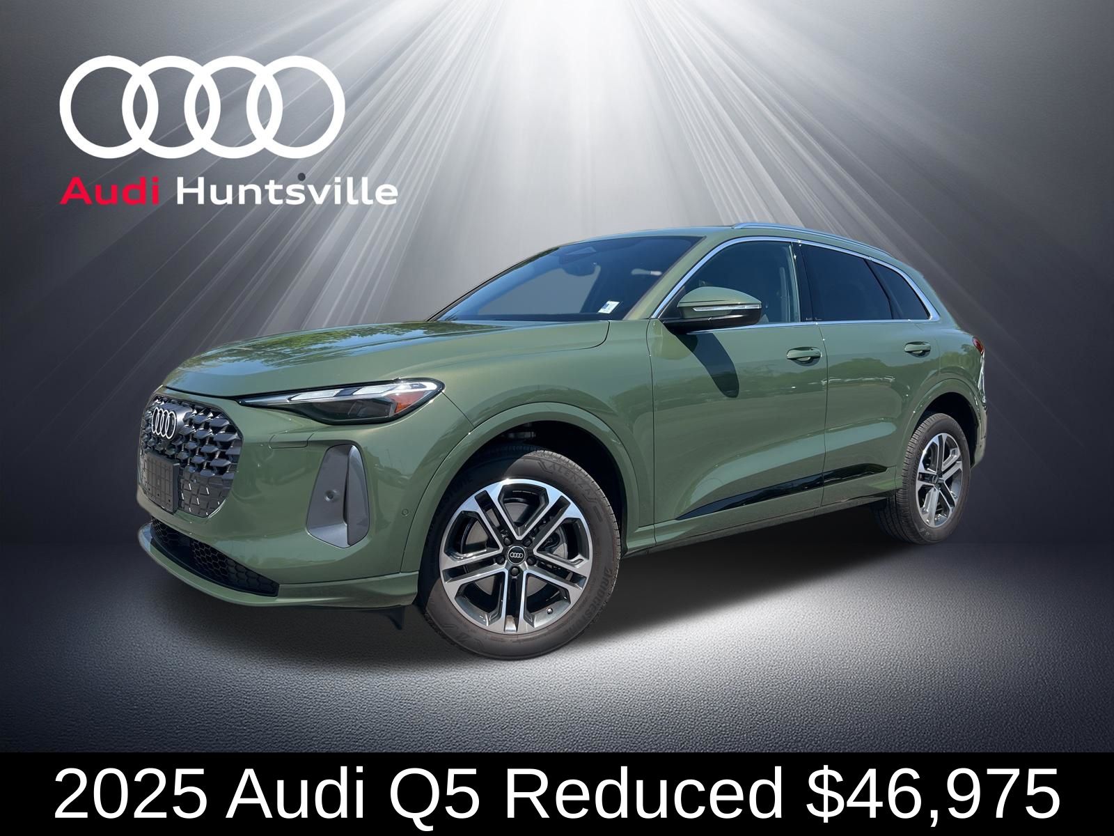 District Green Metallic 2025 Audi Q5 quattro Premium 40 TFSI SUV / Crossover All-Wheel Drive 7-Speed Automatic