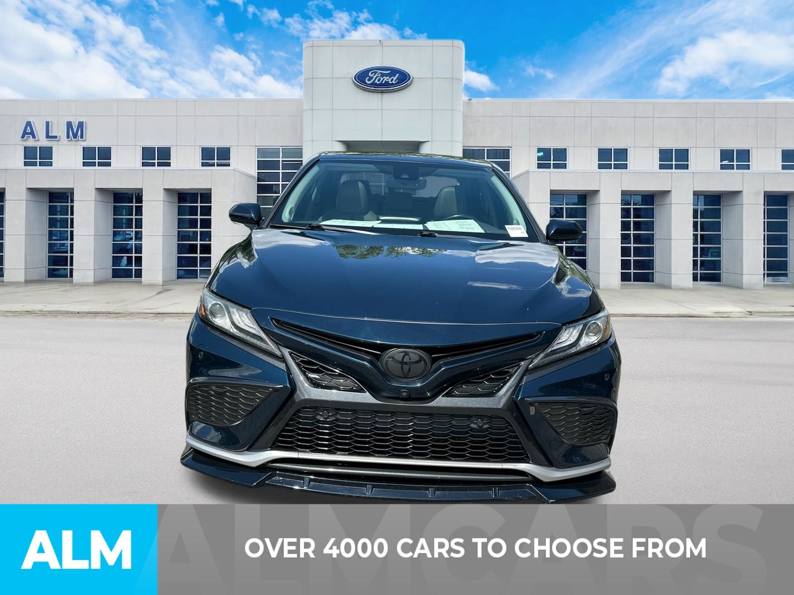 Used 2021 Blue Toyota XSE image 2