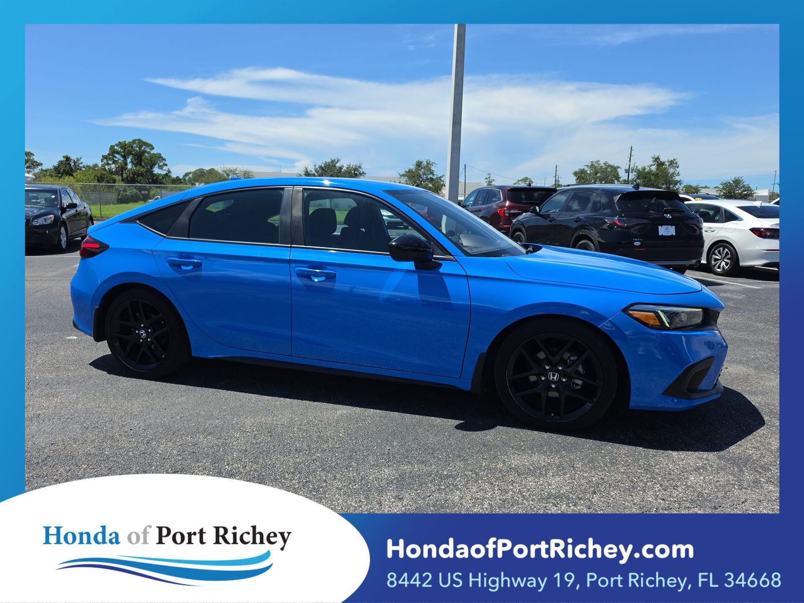 2024 Honda Civic Hatchback Azul (Boost Blue Pearl) Hatchback Tracción delantera Transmisión variable continua