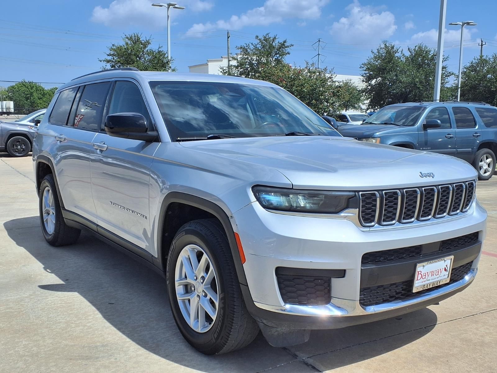 2021 Jeep Grand Cherokee L Laredo Silver at Classic Elite Chevrolet Sugar Land