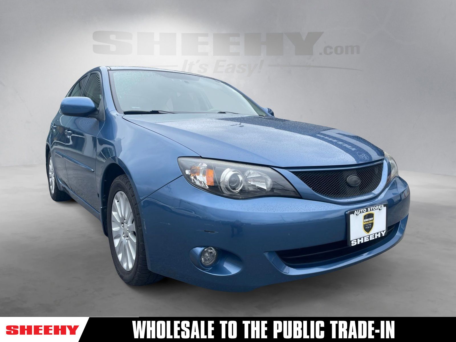 Newport Blue Pearl 2008 Subaru Impreza Hatchback 4-Speed Automatic Overdrive