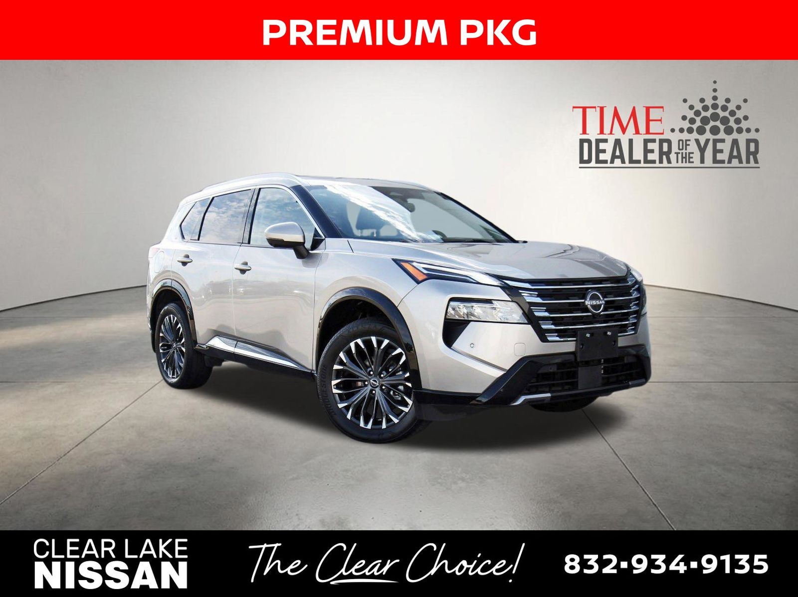 Champagne Silver Metallic 2024 Nissan Rogue Platinum FWD SUV / Crossover Front-Wheel Drive Continuously Variable Transmission