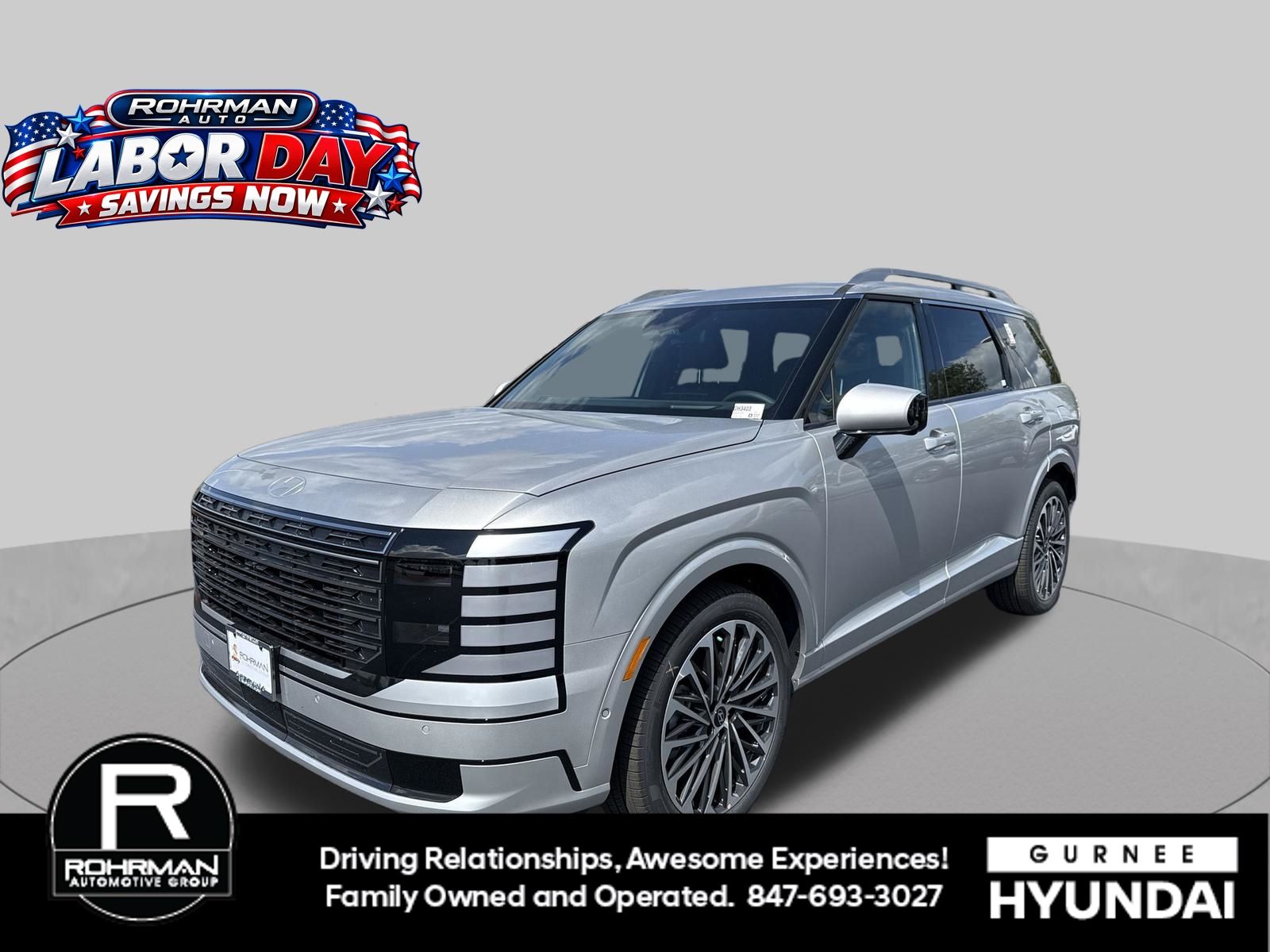 Typhoon Silver Metallic 2026 Hyundai Palisade SUV / Crossover All-Wheel Drive 8-Speed Automatic