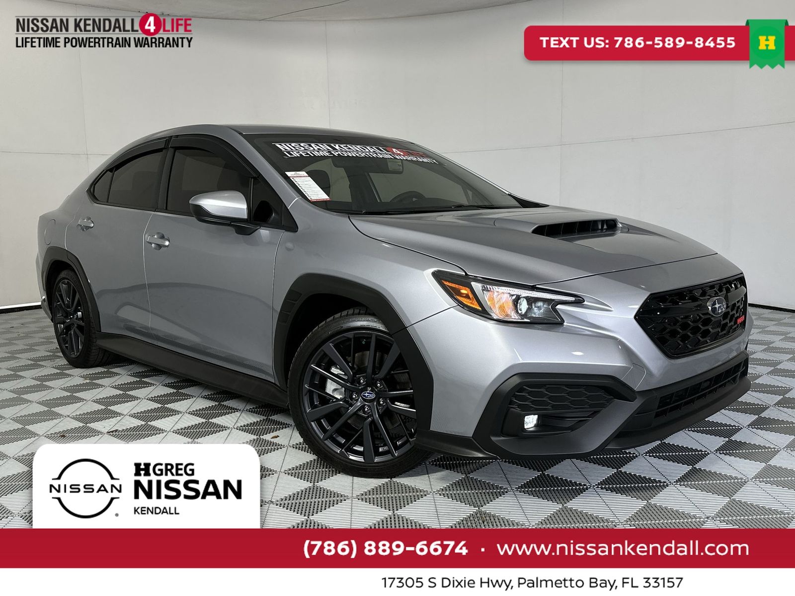 Ice Silver Metallic 2025 Subaru WRX Premium AWD Sedan All-Wheel Drive Continuously Variable Transmission