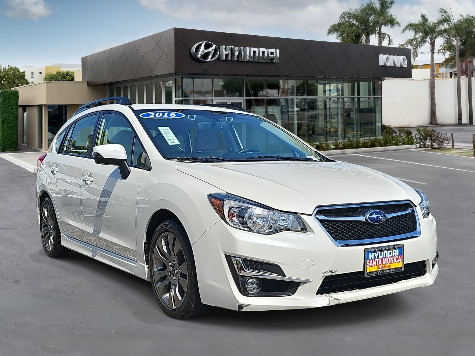 Crystal White Pearl 2016 Subaru Impreza Hatchback All-Wheel Drive Continuously Variable Transmission