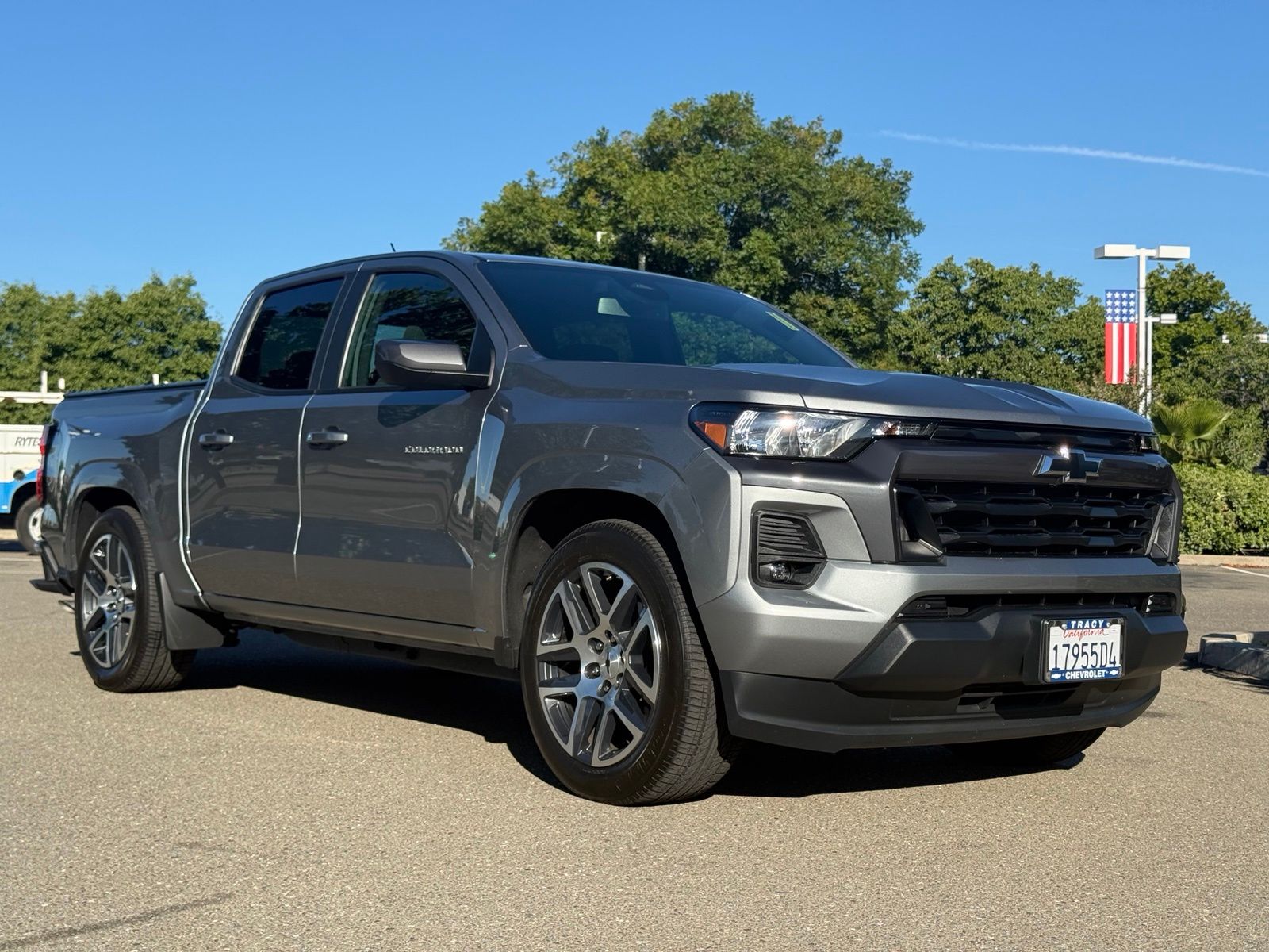 Sterling Gray Metallic 2024 Chevrolet Colorado LT Crew Cab RWD Pickup Truck 4X2 8-Speed Automatic