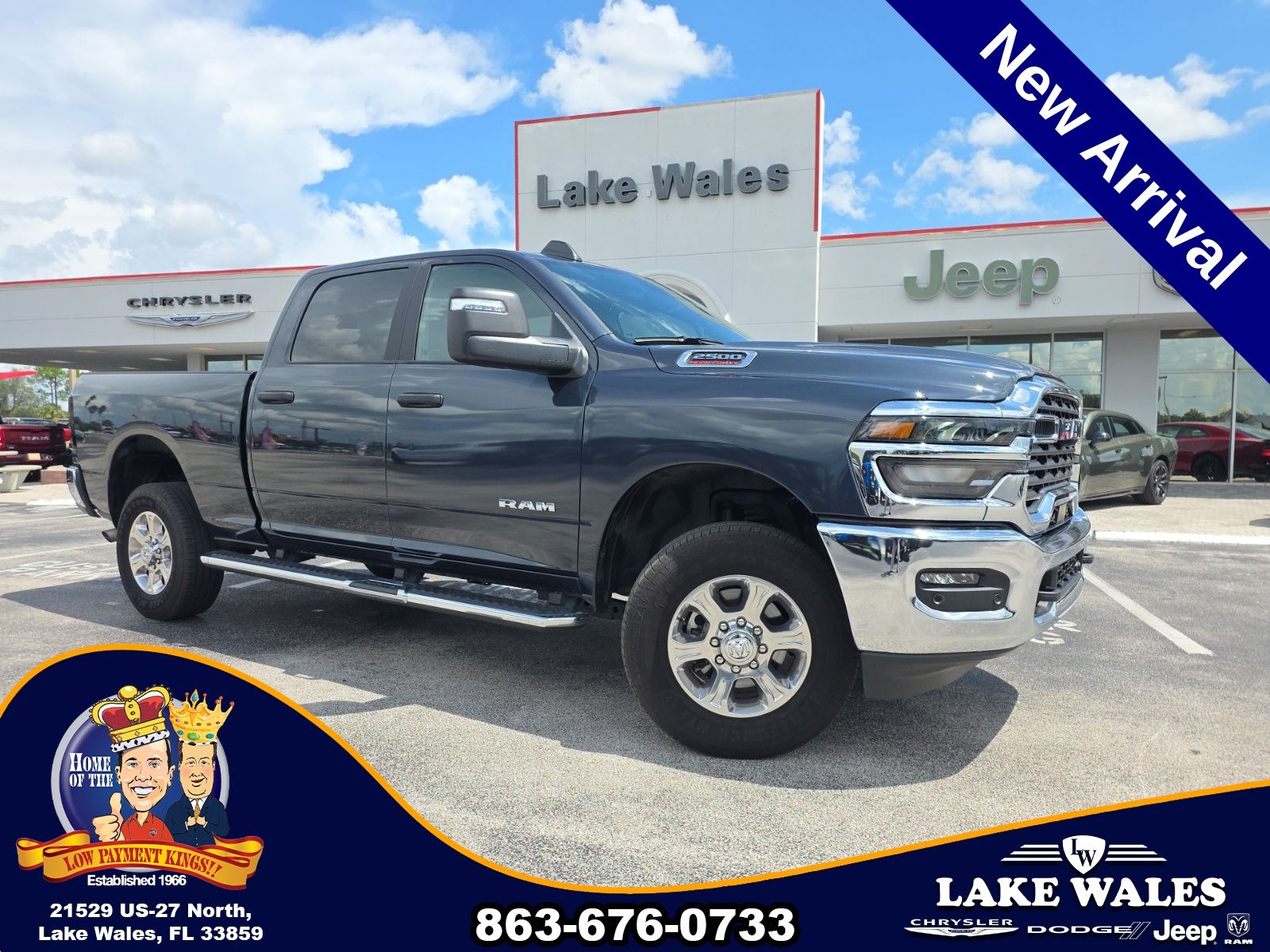 Forged Blue Metallic 2026 RAM 2500 Pickup Truck Four-Wheel Drive 8-Speed Automatic