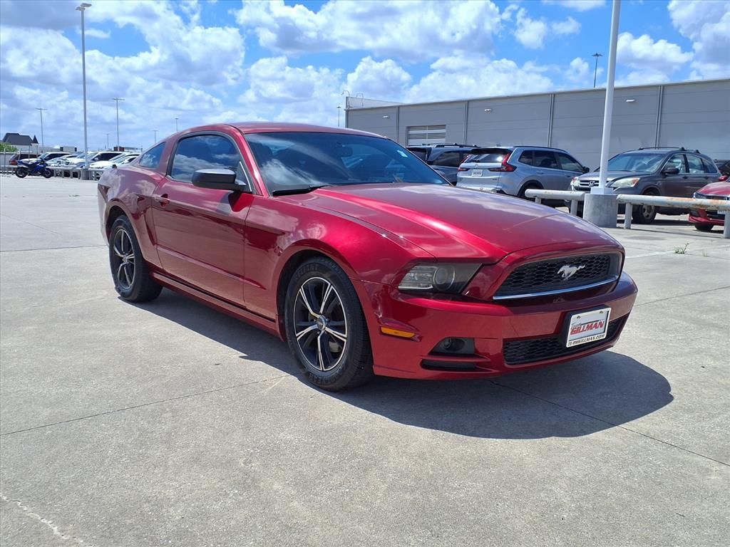 Ruby Red Metallic 2014 Ford Mustang V6 Coupe RWD Coupe Rear-Wheel Drive 6-Speed Automatic