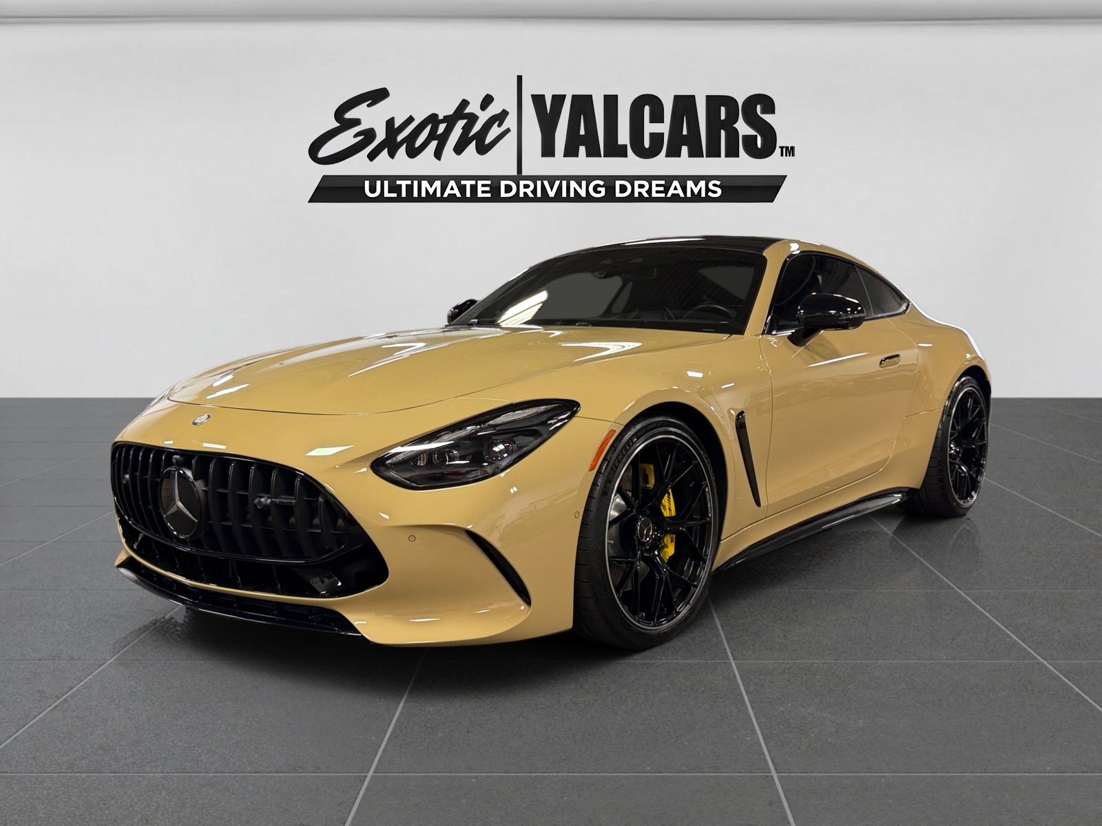 Brown (Tan) 2025 Mercedes-Benz AMG GT 55 4MATIC Coupe All-Wheel Drive 9-Speed Automatic