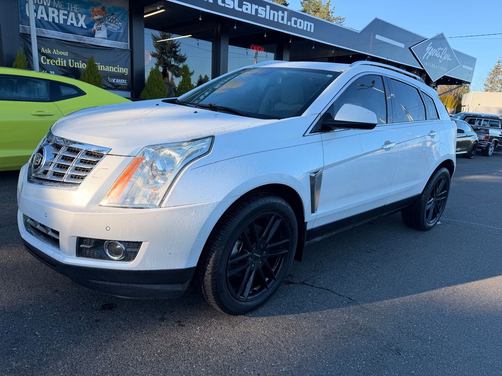 Gray (Platinum Ice Tricoat) 2014 Cadillac SRX SUV / Crossover Front-Wheel Drive 6-Speed Automatic