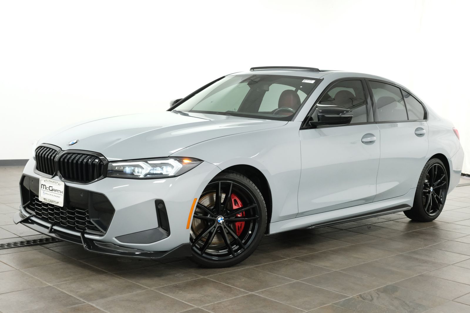 Brooklyn Gray Metallic 2024 BMW 3 Series Sedan All-Wheel Drive 8-Speed Automatic