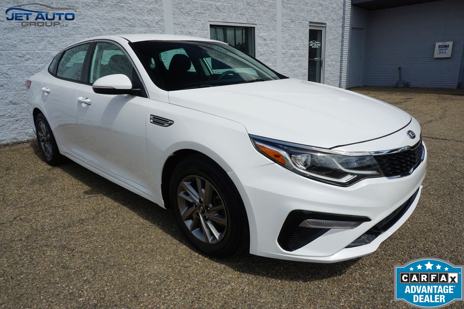 Snow White Pearl 2019 Kia Optima LX FWD Sedan Front-Wheel Drive 6-Speed Automatic