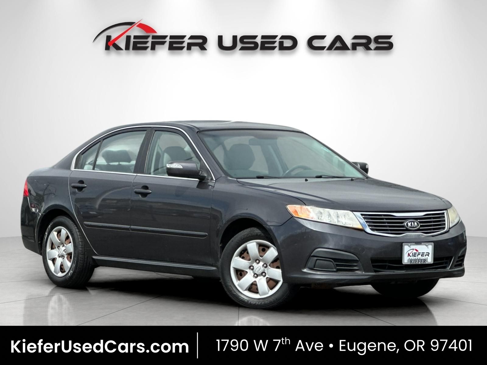 Gray (Platinum Graphite) 2010 Kia Optima LX Sedan Front-Wheel Drive 5-Speed Automatic Overdrive