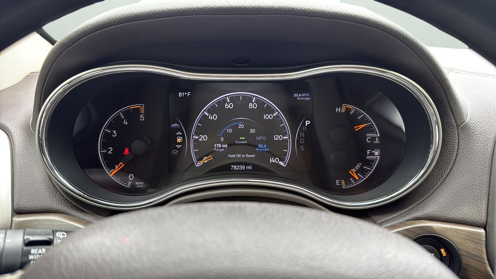 Used Car 2015 Jeep Grand Cherokee  Overland For Sale Under $20,000 In Austin, Texas