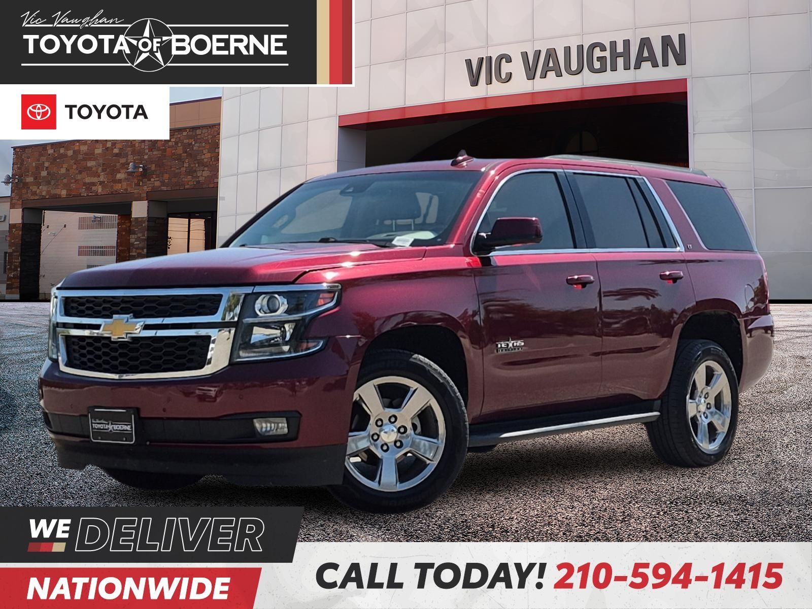 Red 2019 Chevrolet Tahoe SUV / Crossover 4X2 6-Speed Automatic Overdrive