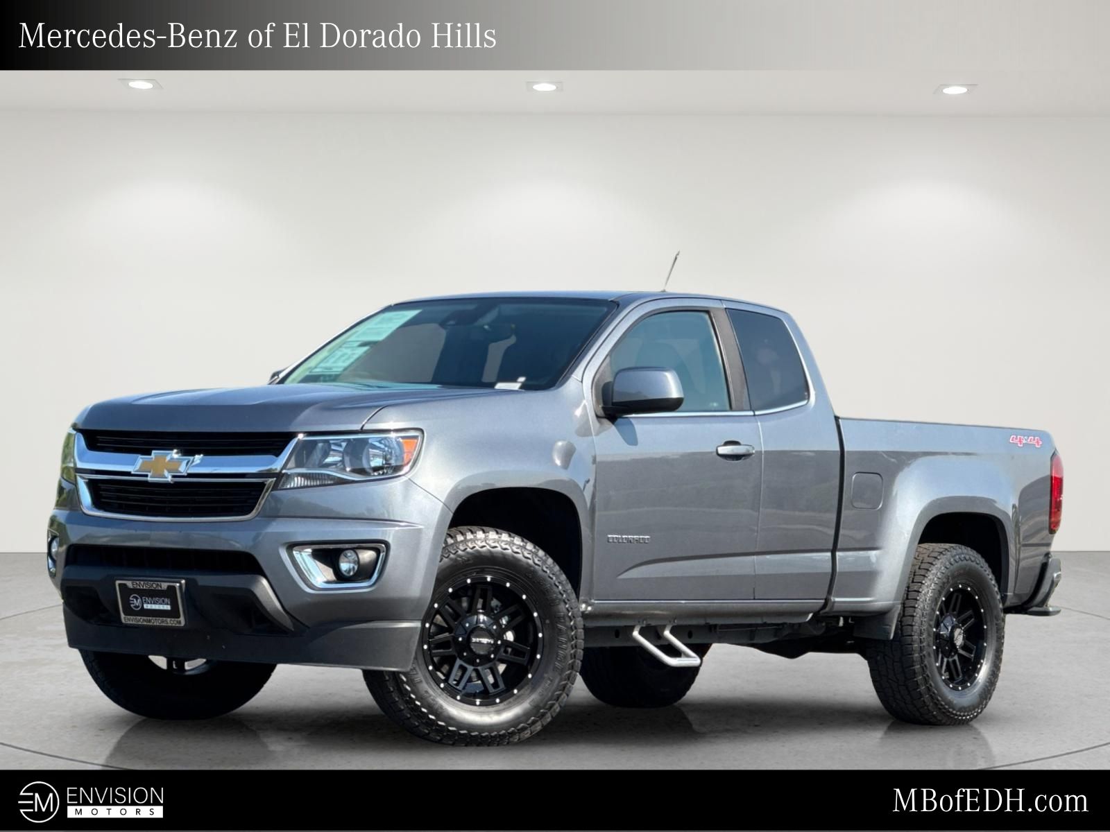 Gray (Steel Metallic) 2018 Chevrolet Colorado Pickup Truck Four-Wheel Drive 8-Speed Automatic