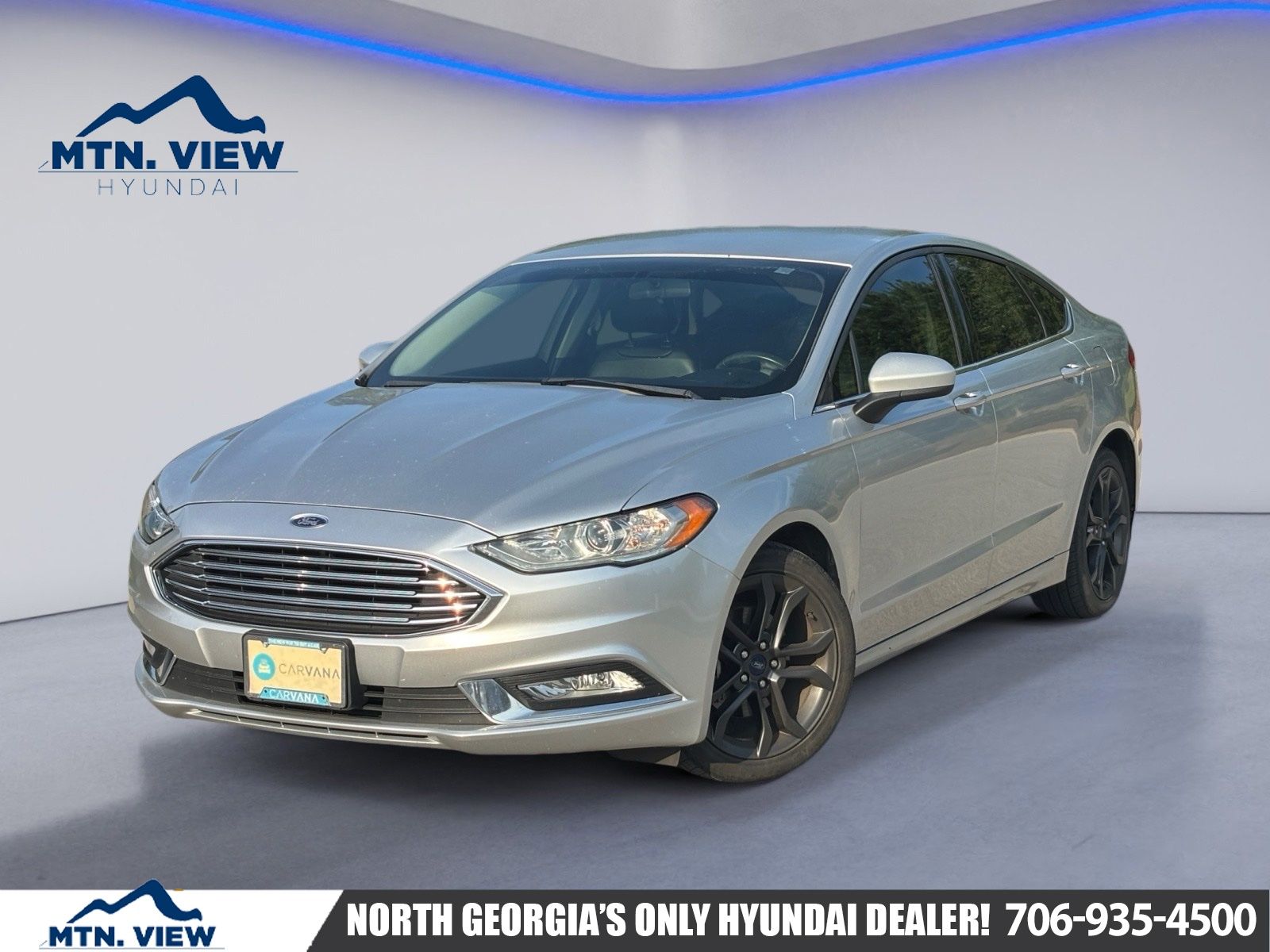 Ingot Silver 2018 Ford Fusion Sedan Front-Wheel Drive 6-Speed Automatic