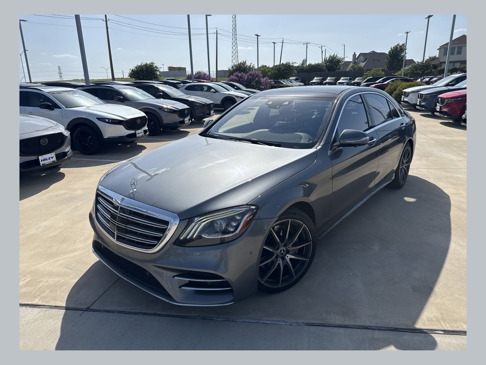 Gray 2020 Mercedes-Benz S-Class Sedan Rear-Wheel Drive 9-Speed Automatic