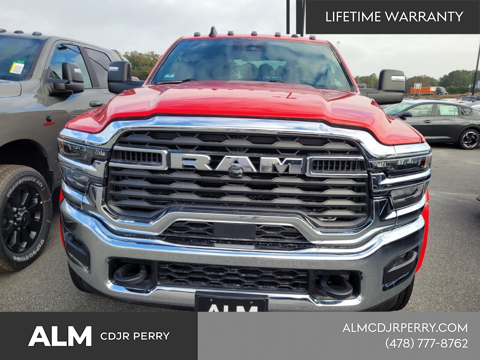 New 2026 Flame Red Clear-Coat Exterior Paint RAM Tradesman image 16