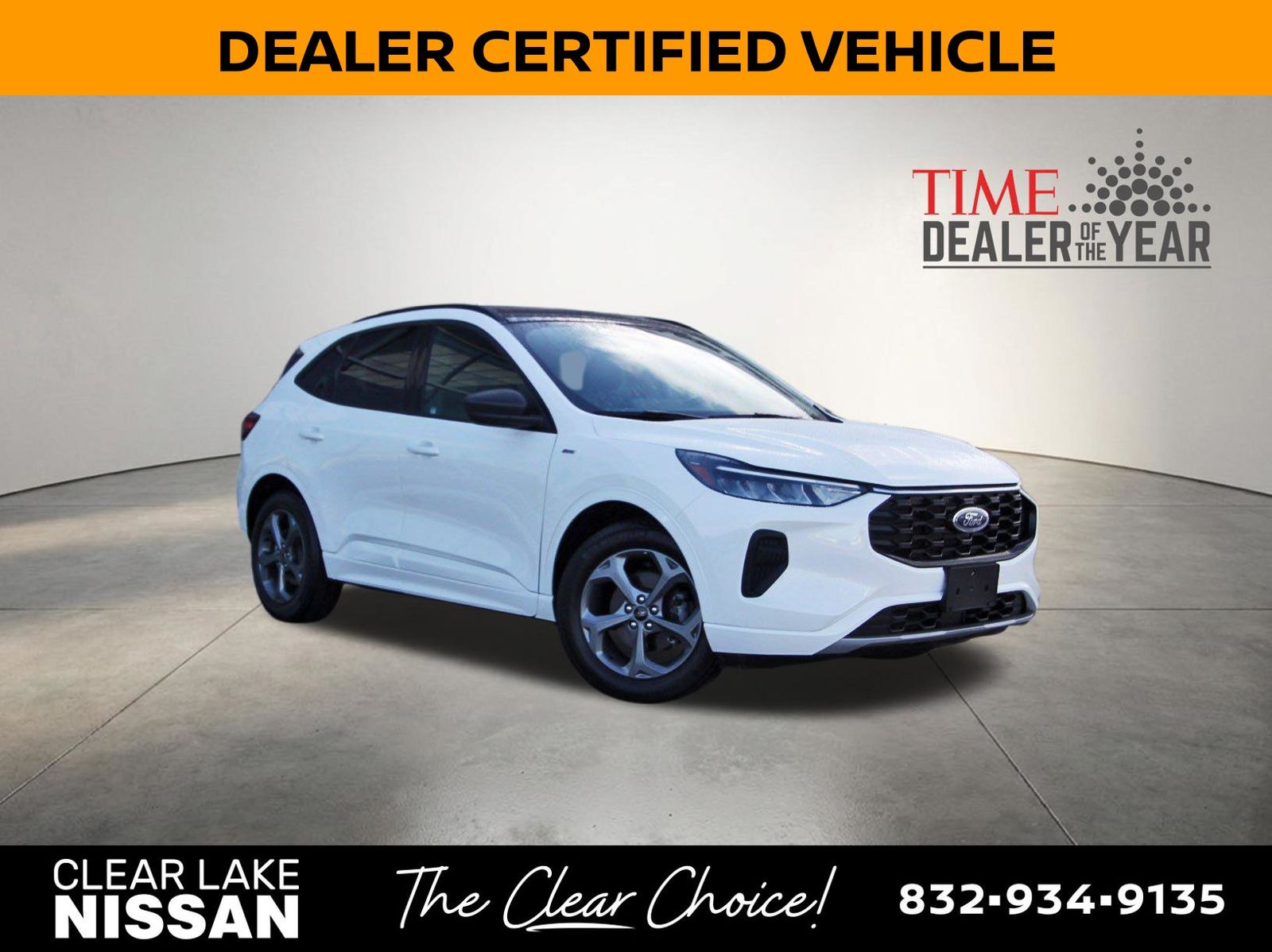 White Metallic 2024 Ford Escape SUV / Crossover Front-Wheel Drive 8-Speed Automatic