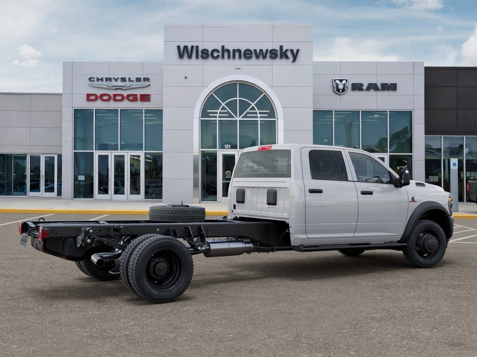 2026 Ram 5500HD Tradesman White at Texan Dodge Chrysler Jeep Ram