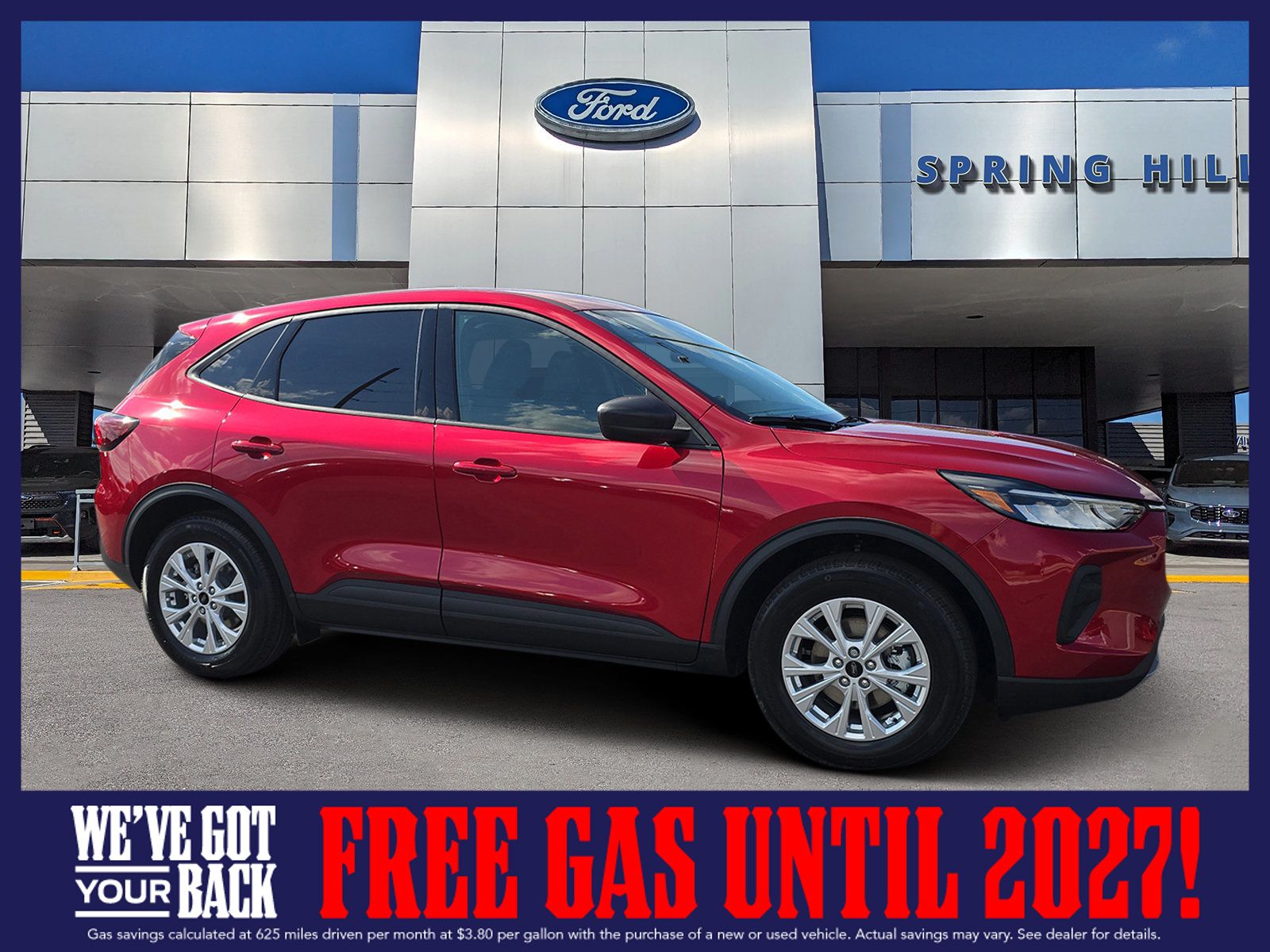Red Metallic 2026 Ford Escape SUV / Crossover Front-Wheel Drive 8-Speed Automatic