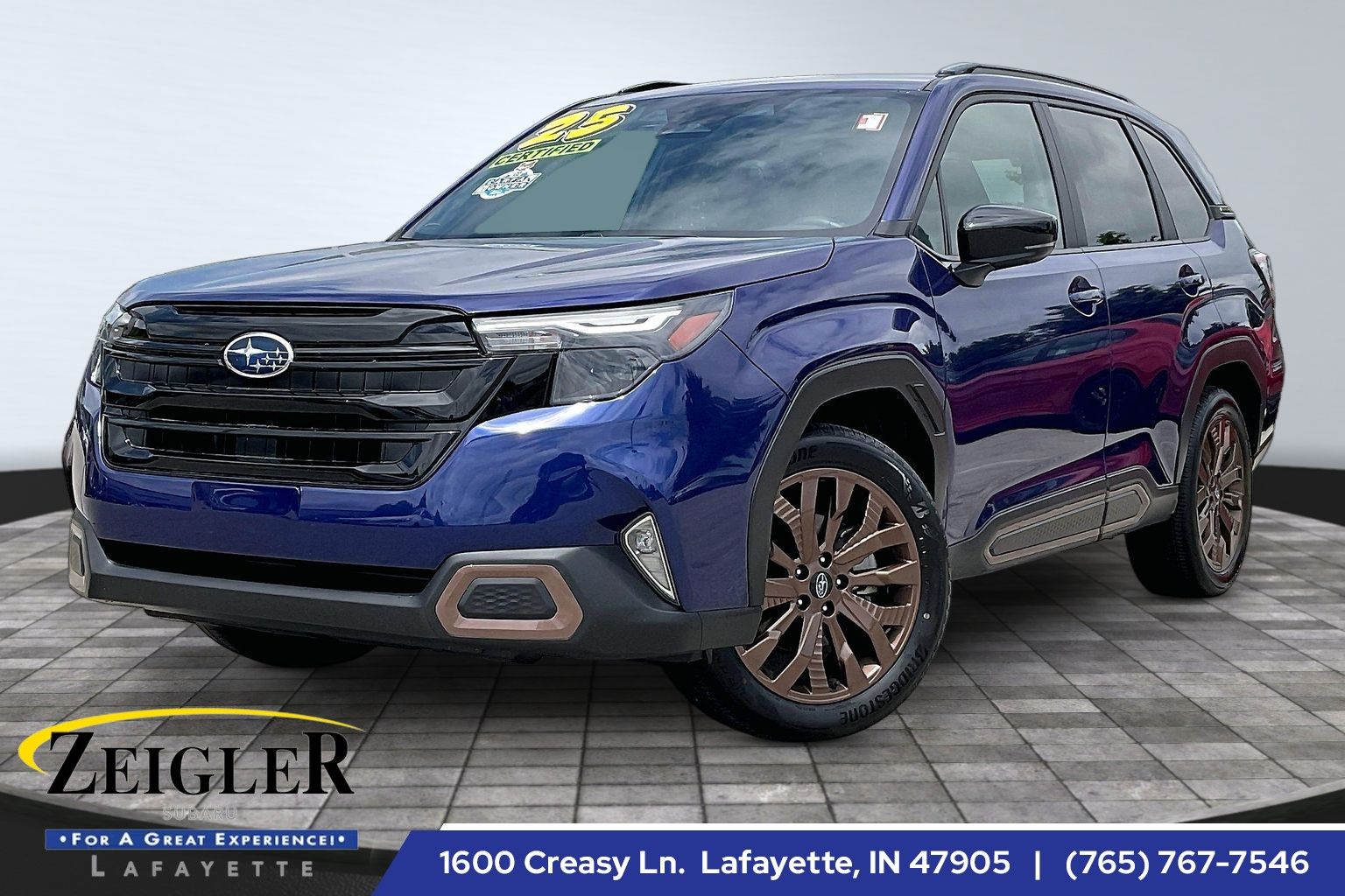 Sapphire Blue Pearl 2025 Subaru Forester Sport Crossover AWD SUV / Crossover All-Wheel Drive Continuously Variable Transmission