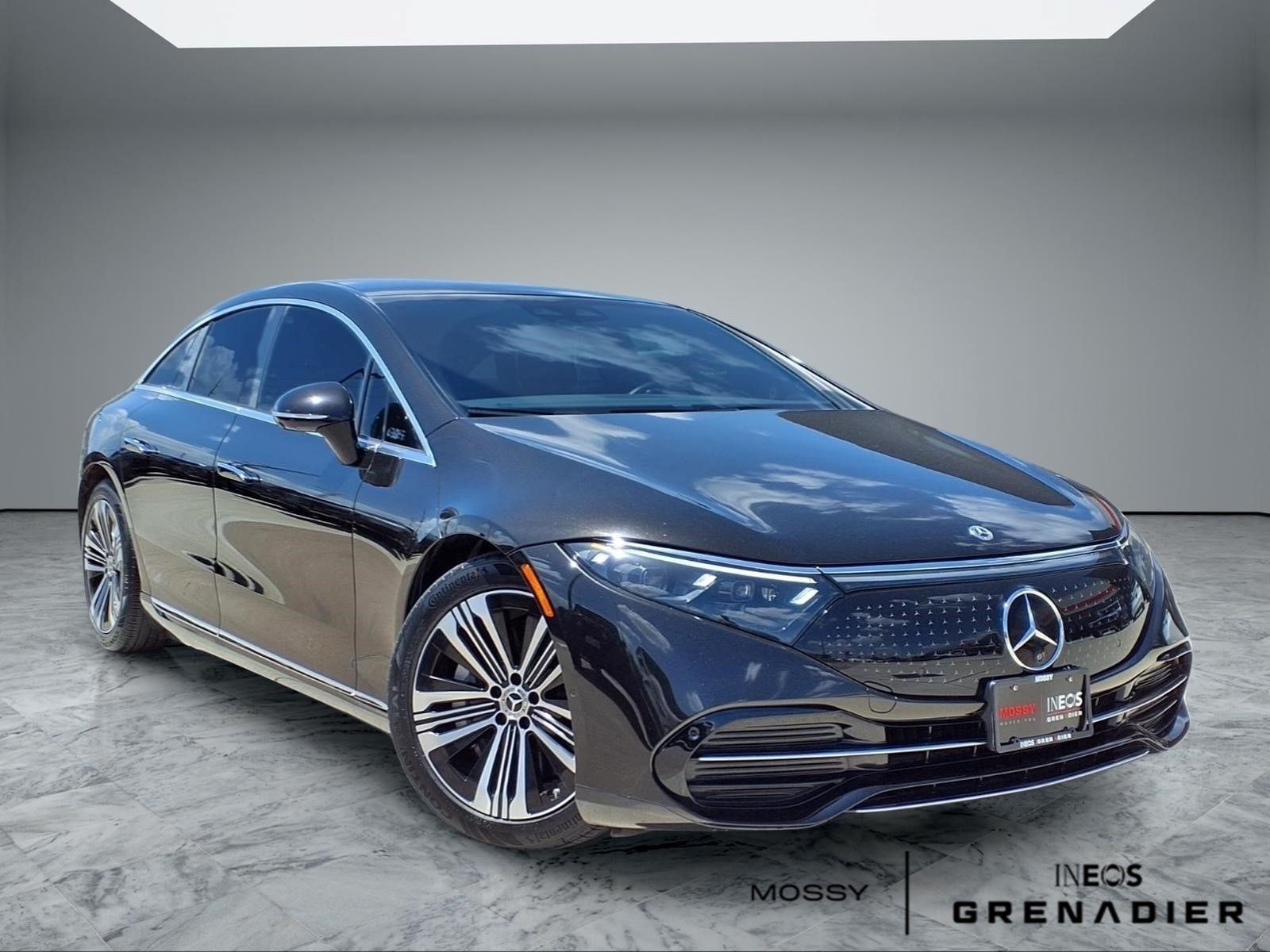 Black 2023 Mercedes-Benz EQS Sedan All-Wheel Drive 1-Speed Automatic