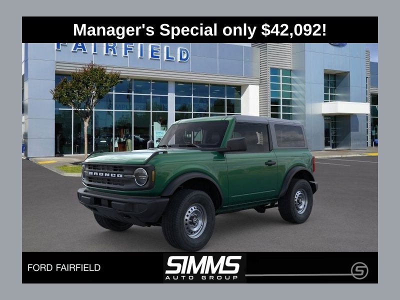 Eruption Green Metallic 2025 Ford Bronco 2-Door 4WD SUV / Crossover Four-Wheel Drive 7-Speed Manual