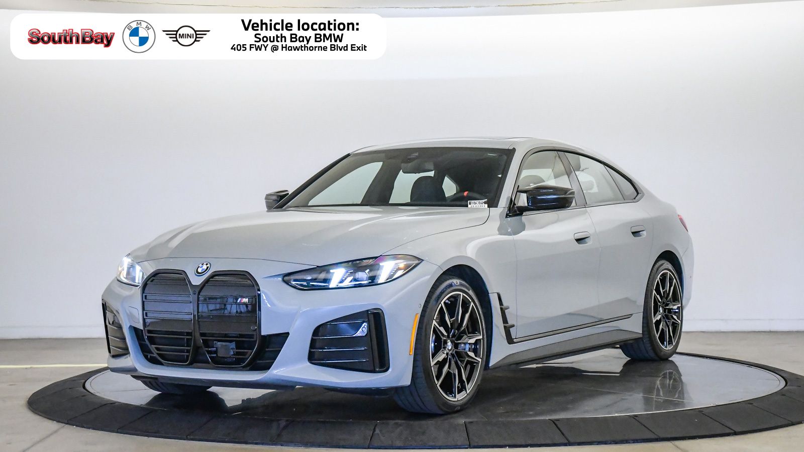 Gray Metallic 2025 BMW i4 Sedan All-Wheel Drive Automatic
