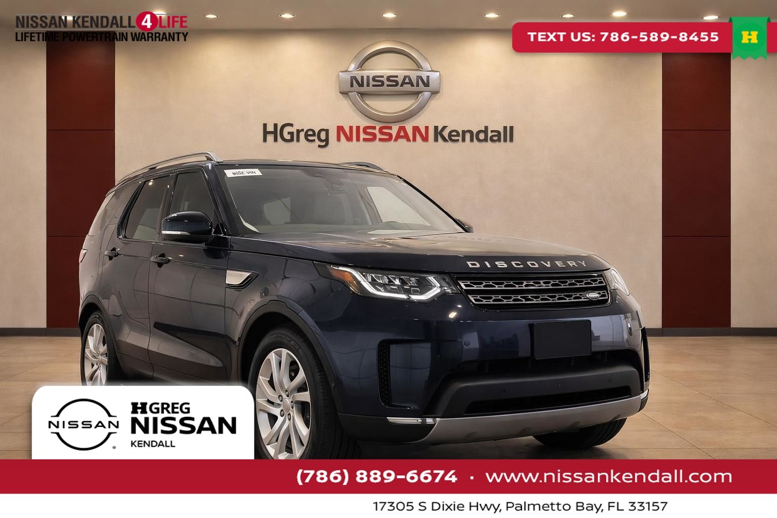 Blue 2017 Land Rover Discovery HSE AWD SUV / Crossover All-Wheel Drive 8-Speed Automatic
