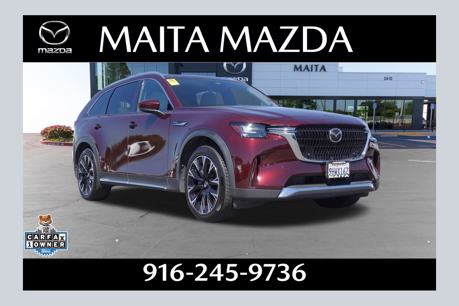 Artisan Red Premium 2024 Mazda CX-90 SUV / Crossover All-Wheel Drive 8-Speed Automatic