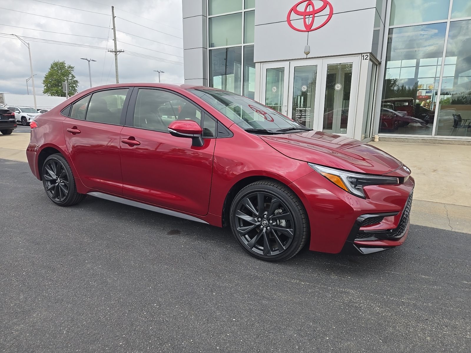 Pearl 2026 Toyota Corolla Hybrid Sedan Front-Wheel Drive Continuously Variable Transmission