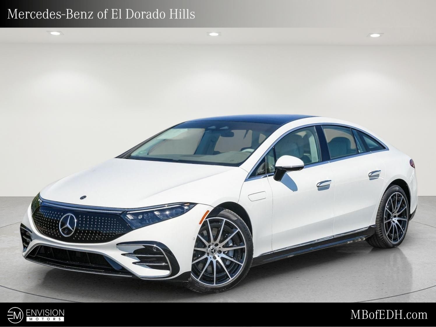 Polar White 2026 Mercedes-Benz EQS Sedan All-Wheel Drive 1-Speed Automatic