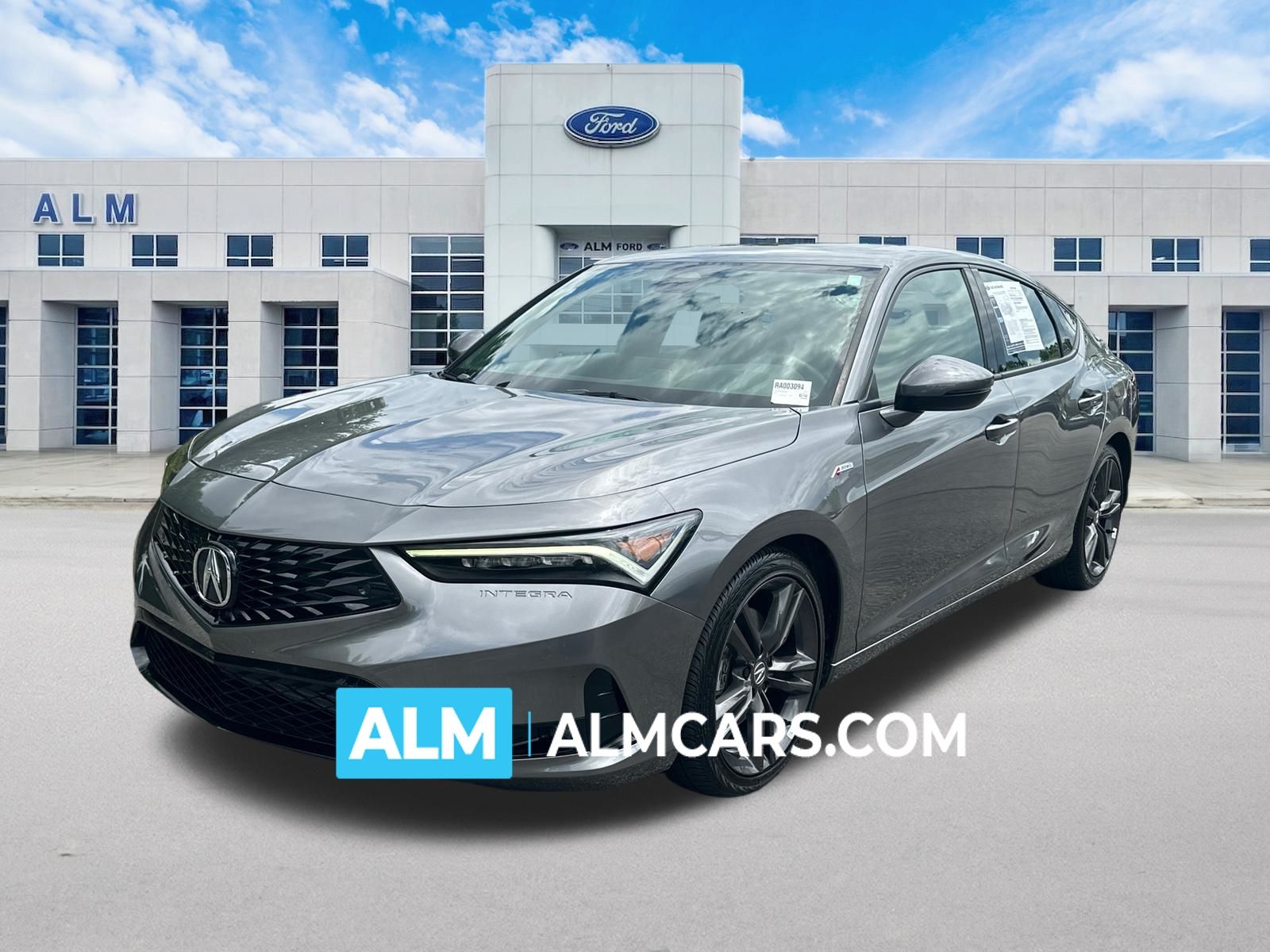 Gray 2024 Acura Integra Sedan Front-Wheel Drive Continuously Variable Transmission