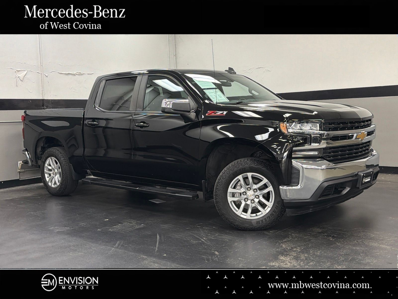 Black 2020 Chevrolet Silverado 1500 Pickup Truck Four-Wheel Drive 8-Speed Automatic