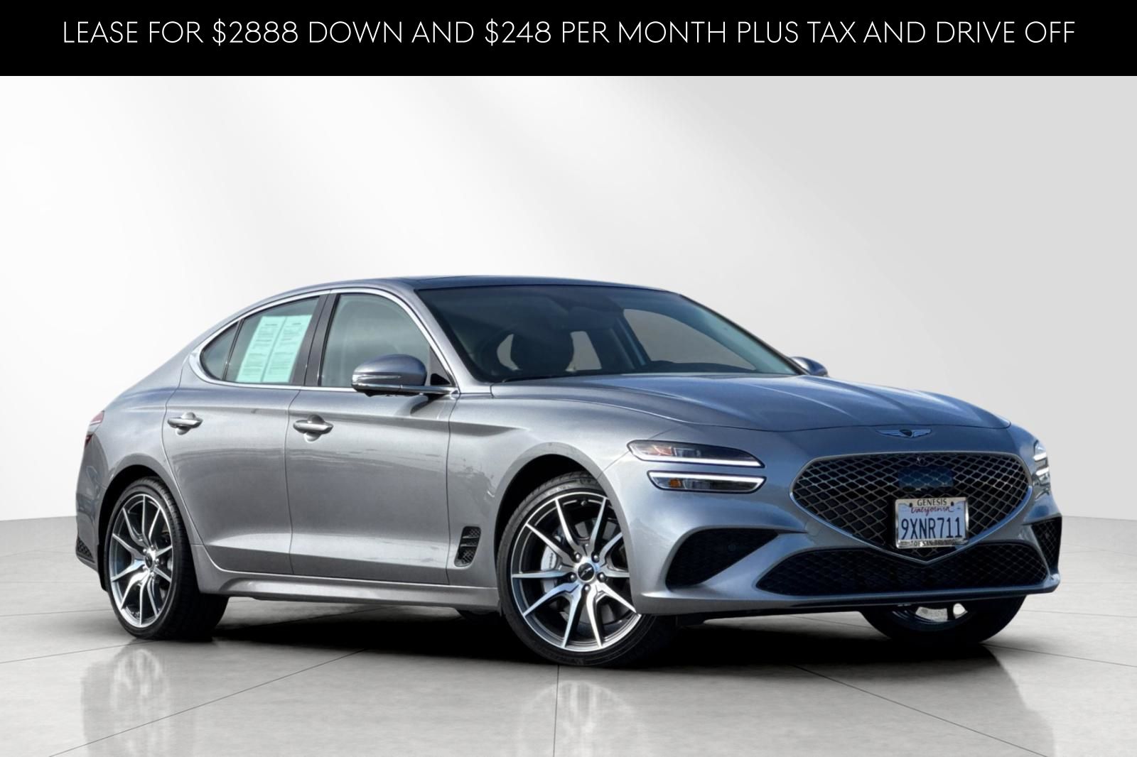 Silver 2026 Genesis G70 2.5T Prestige RWD Sedan Rear-Wheel Drive 8-Speed Automatic