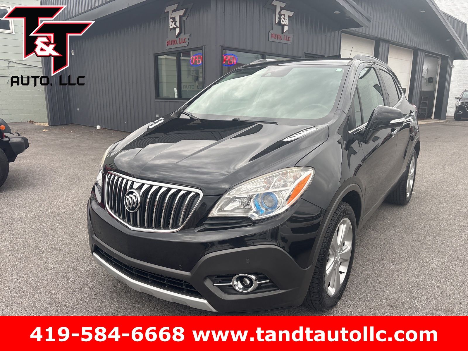 Carbon Black Metallic 2015 Buick Encore Premium AWD SUV / Crossover All-Wheel Drive 6-Speed Automatic Overdrive