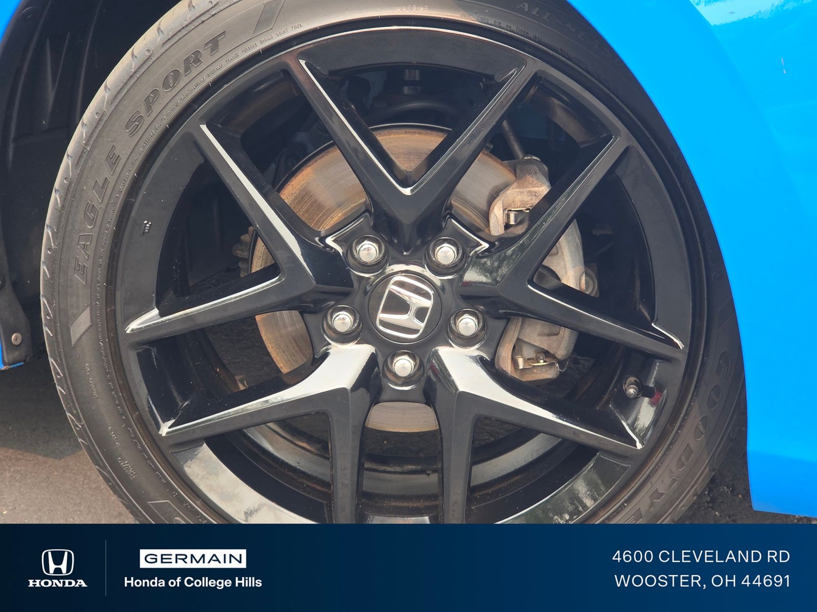 Certified Used 2023 Blue Honda Sport image 6
