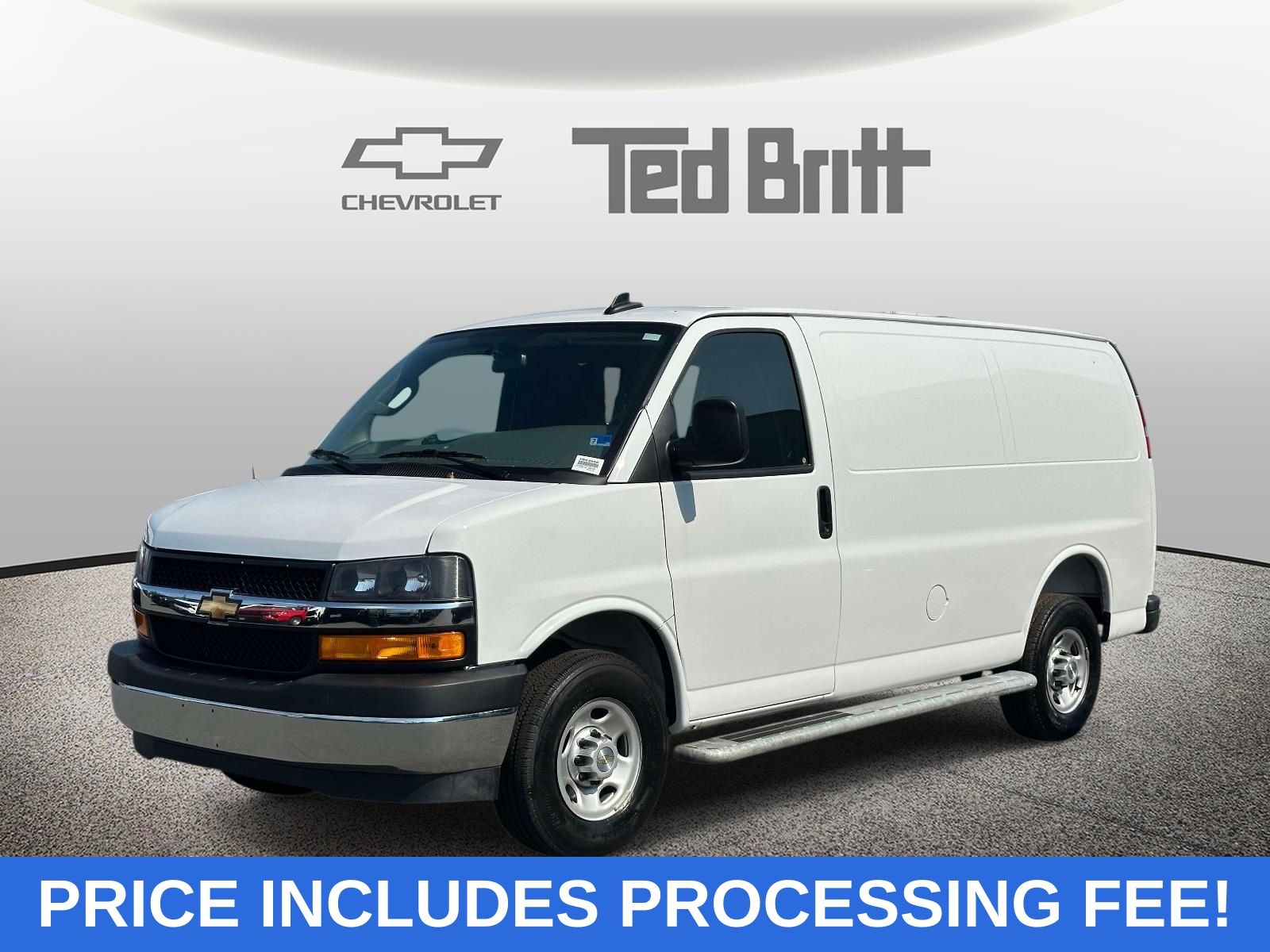 Summit White 2025 Chevrolet Express Cargo Van Rear-Wheel Drive 8-Speed Automatic Overdrive