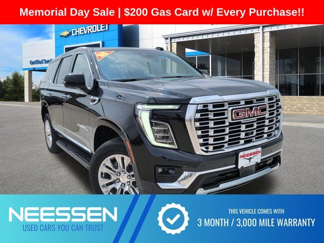 Onyx Black 2025 GMC Yukon Denali 4WD SUV / Crossover Four-Wheel Drive Automatic