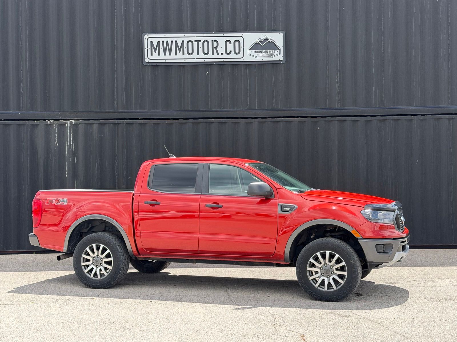 Chili Pepper Red 2019 Ford Ranger Pickup Truck Four-Wheel Drive Automatic