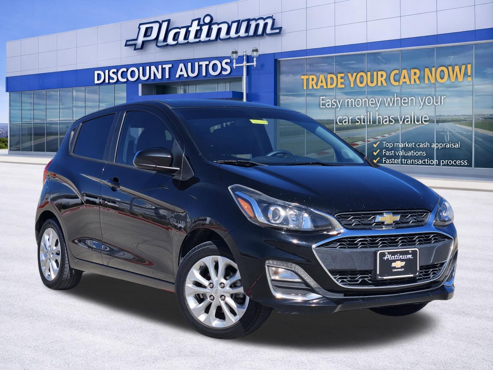 Mosaic Black Metallic 2021 Chevrolet Spark 1LT FWD Hatchback Front-Wheel Drive Continuously Variable Transmission