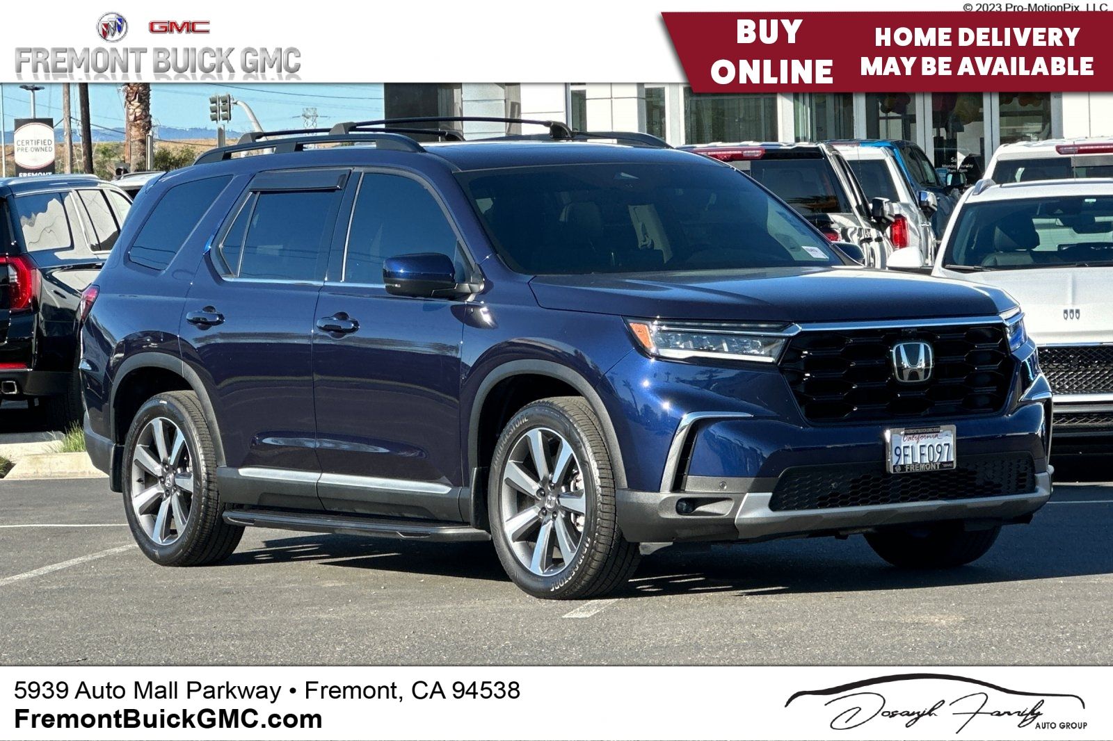 Diffused Sky Pearl 2023 Honda Pilot Elite AWD SUV / Crossover All-Wheel Drive Automatic