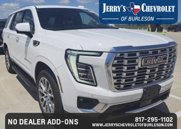 Summit White 2025 GMC Yukon SUV / Crossover Four-Wheel Drive 