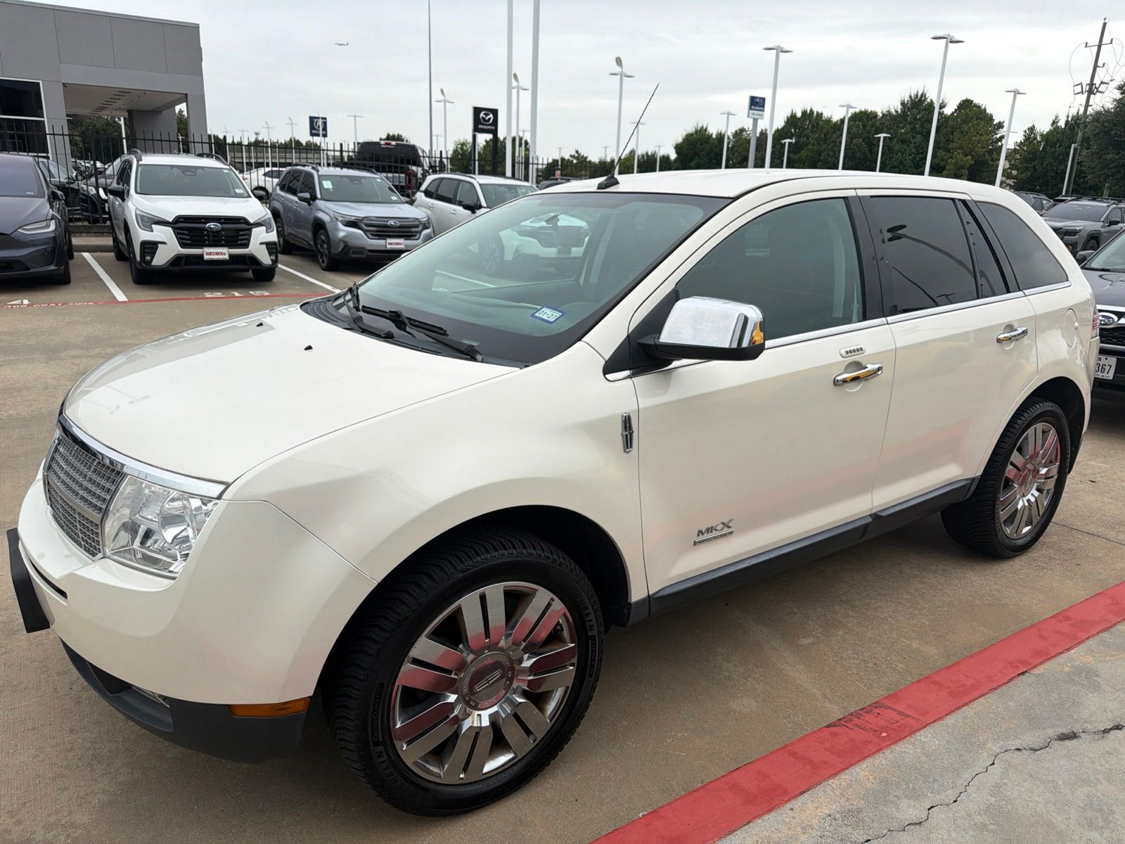 White Chocolate Tri-Coat 2008 Lincoln MKX SUV / Crossover Front-Wheel Drive 6-Speed Automatic Overdrive