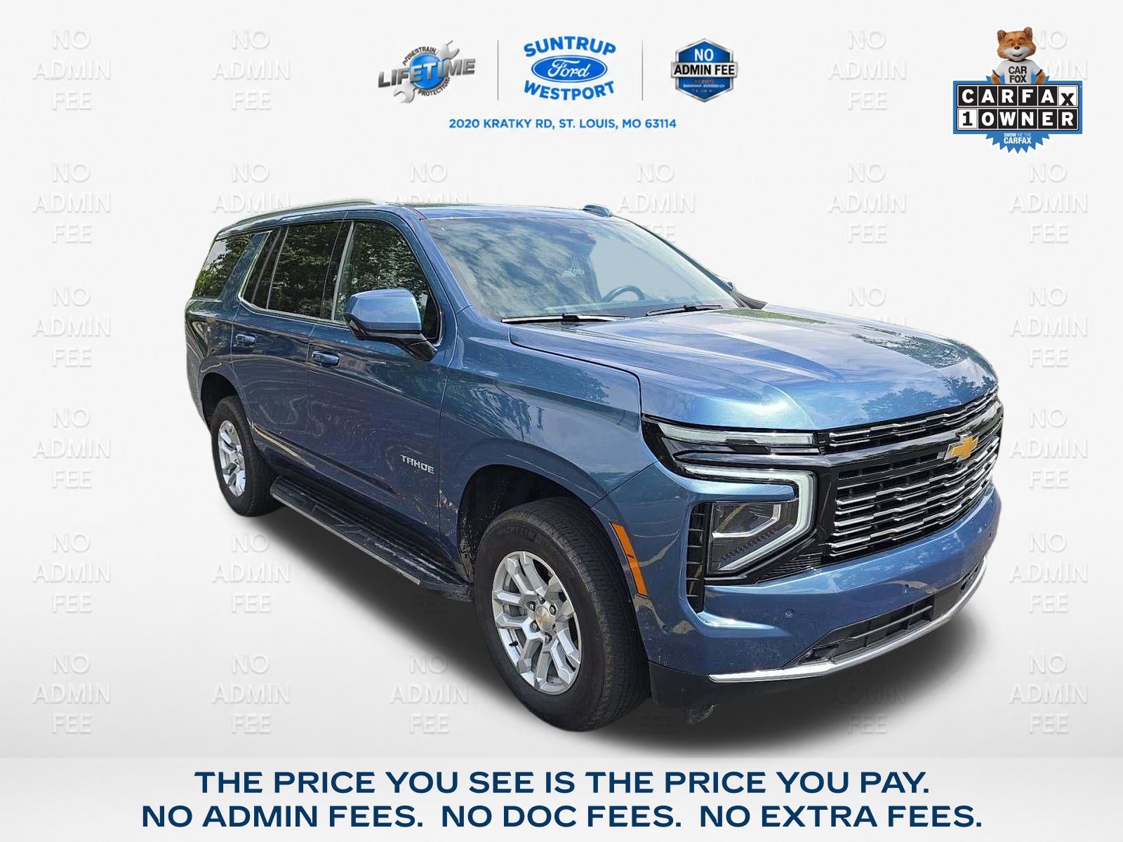 Lakeshore Blue Metallic 2025 Chevrolet Tahoe SUV / Crossover Four-Wheel Drive